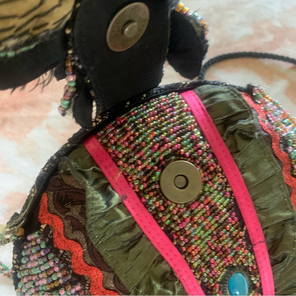 Host Pick!! Pritzi ~ Beaded Hard Case Evening Bag Vintage - Picture 7 of 12